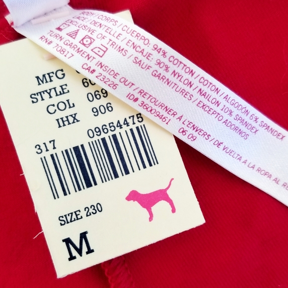 Victoria's Secret PINK Vintage Low Rise Hipster Cheeky Graphic Panty NWT - Picture 10 of 12